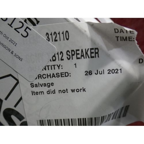 3125 - Sony Xb12 Speaker         (237-57) * This lot is subject to VAT