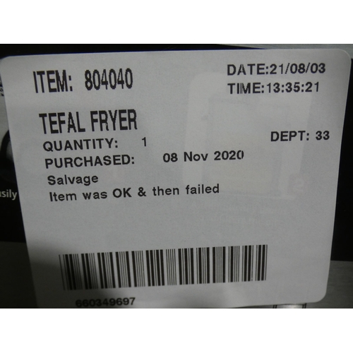 3168 - Tefal Fryer    (237-72) * This lot is subject to VAT