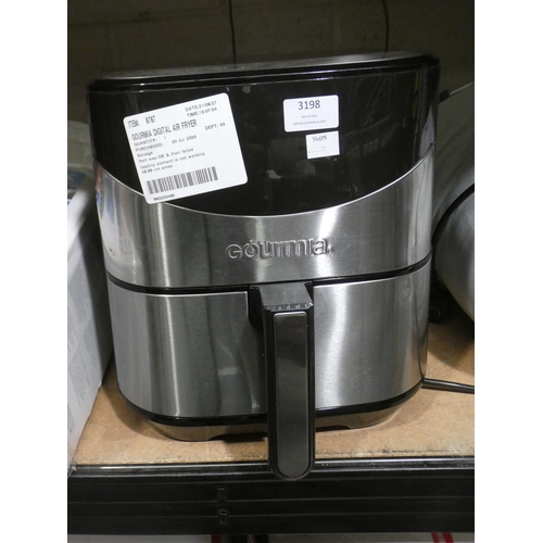 3198 - Gourmia Digital Air Fryer   (238-127 )* this lot is subject to vat