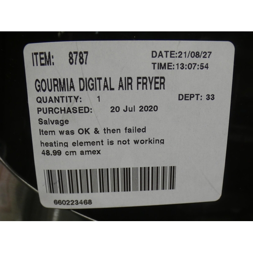 3198 - Gourmia Digital Air Fryer   (238-127 )* this lot is subject to vat