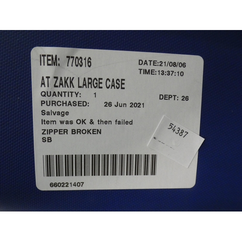 3303 - At Zakk Large Blue Suitcase        (236-36) * This lot is subject to VAT