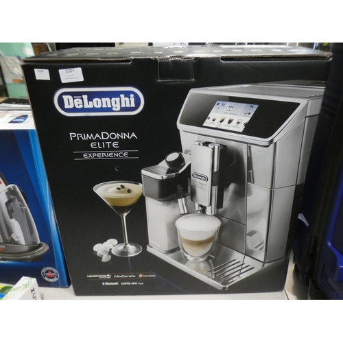 3307 - Delonghi Primadonna Elite Coffee Machine (ECAM 650.85.MS), RRP £999.91 + VAT (236-11) * This lot is ... 