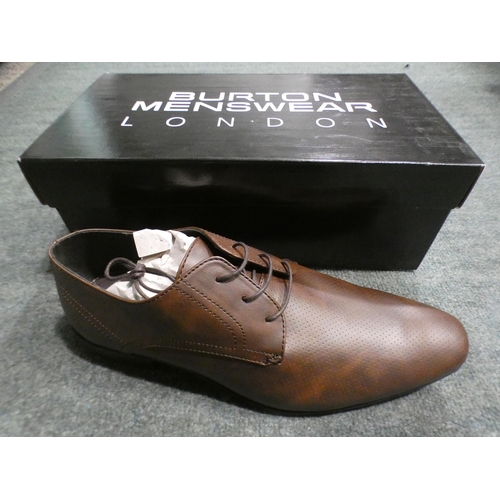 3350 - 4 Pairs of men's tan Burton Rees shoes, sizes:- 1 x 10, 3 x 11 * This lot is subject to VAT