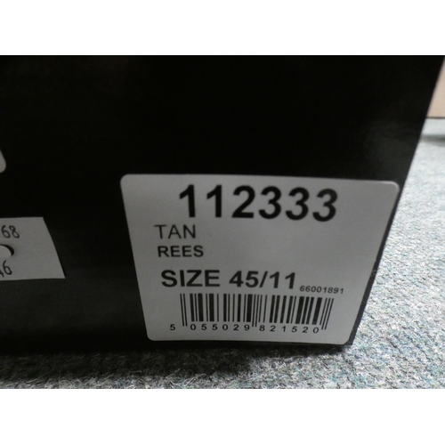 3350 - 4 Pairs of men's tan Burton Rees shoes, sizes:- 1 x 10, 3 x 11 * This lot is subject to VAT