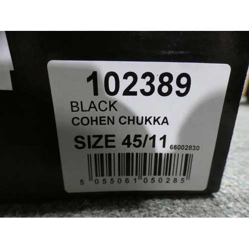 3352 - 4 Pairs of men's black Burton Cohen Chukka boots, sizes:- 1 x 7, 1 x 8, 1 x 10, 1 x 11 * This lot is... 