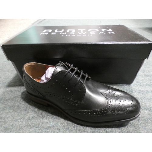 3353 - 3 Pairs of men's black Burton Mepham shoes, sizes:- 1 x 6, 1 x 10, 1 x 11 * This lot is subject to V... 