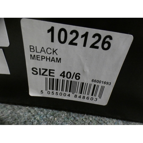 3353 - 3 Pairs of men's black Burton Mepham shoes, sizes:- 1 x 6, 1 x 10, 1 x 11 * This lot is subject to V... 