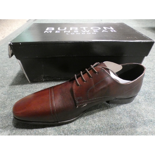 3356 - 2 Pairs of men's brown Burton Banks shoes, size 9 * This lot is subject to VAT