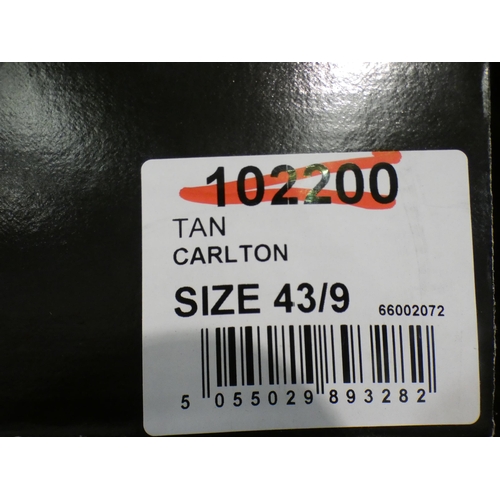 3359 - 2 Pairs of men's tan Burton Carlton boots, sizes:- 1 x 8, 1 x 9 * This lot is subject to VAT