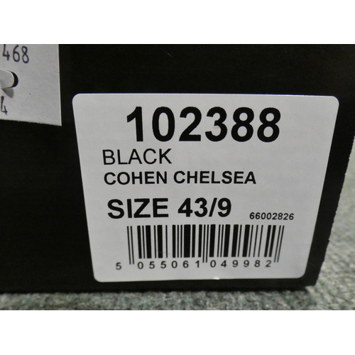 3368 - 2 Pairs of men's black Burton Cohen Chelsea boots, sizes:- 1 x 9, 1 x 12 * This lot is subject to VA... 