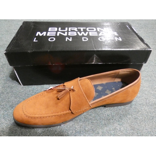 3372 - 3 Pairs of tan Burton Sylvian loafers, sizes:- 1 x 7, 1 x 9, 1 x 10 * This lot is subject to VAT