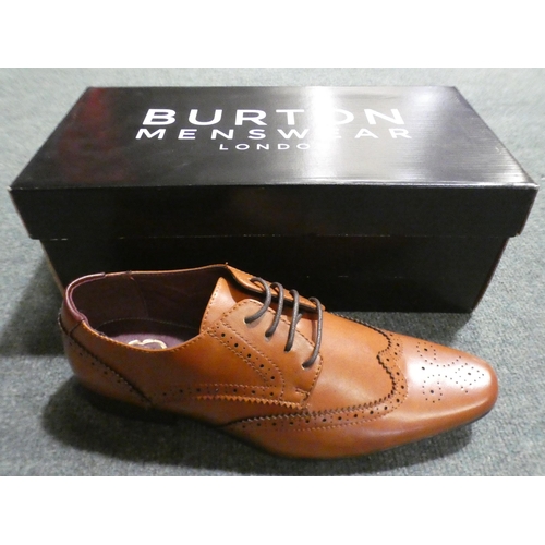 3382 - 3 Pairs of men's tan Burton Redford shoes, all size 8 * This lot is subject to VAT