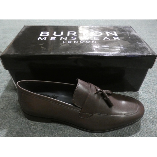 3390 - 5 Pairs of men's brown Burton Wyatt tassel loafers, sizes:- 2 x 7, 1 x 9, 1 x 10, 1 x 11 * This lot ... 