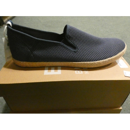 3400 - 2 Pairs of men's blue Burton Eco Elche slip-on shoes, sizes:- 1 x 10, 1 x 11 * This lot is subject t... 