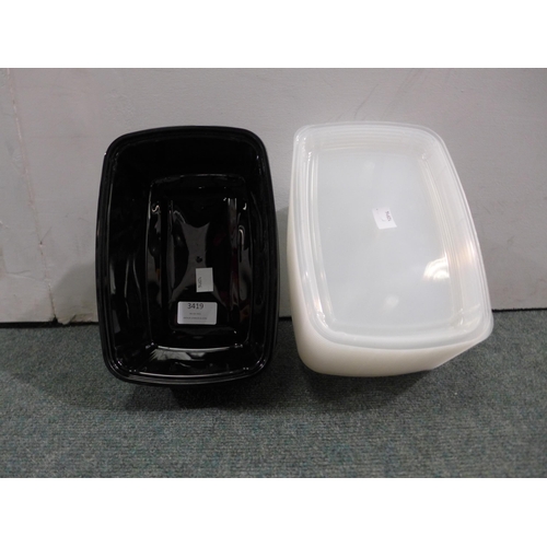 3419 - Cafe Express 38Oz Plastic Food Containers        (236-127) * This lot is subject to VAT