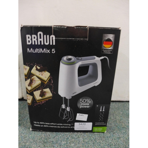 3420 - Braun Multimix 5100 Hand  (236-146) * This lot is subject to VAT