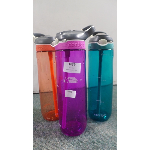 3439 - 3 x Contigo Ashland Bottles    (236-108) * This lot is subject to VAT