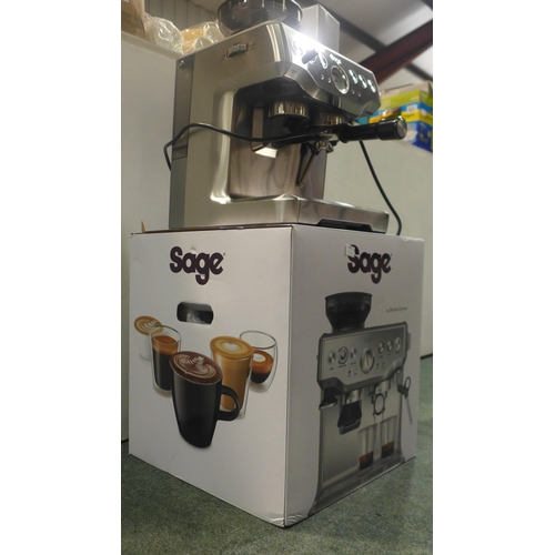 3446 - Sage Pump Coffee Machine, RRP 409.99 + vat (236-87) * This lot is subject to VAT