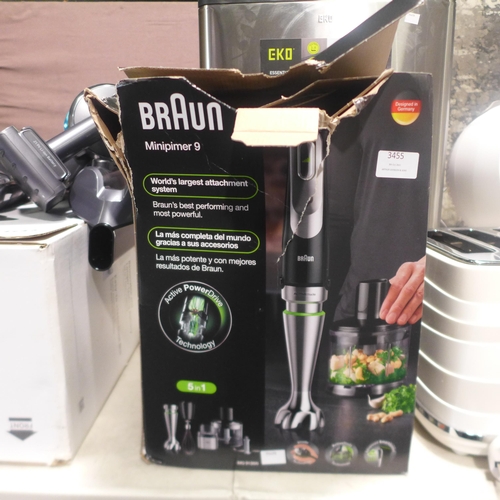 3455 - Braun Hand Blender        (236-69) * This lot is subject to VAT