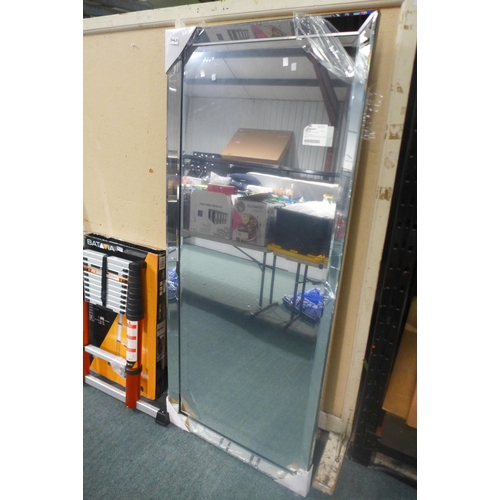 3463 - Luna Leaner Mirror  70x30 (236-105) * This lot is subject to VAT