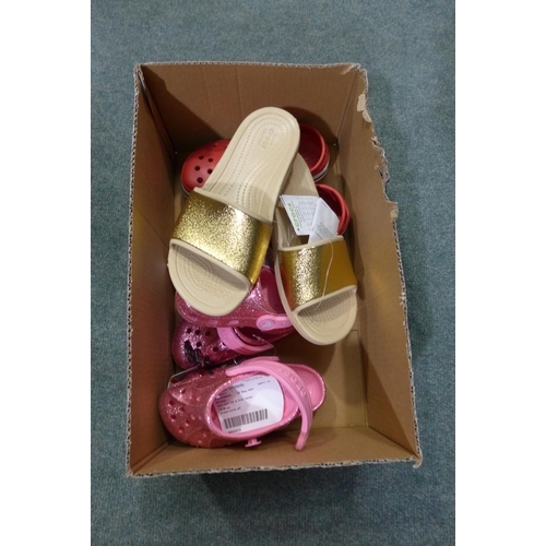 3261 - Four pairs of Kid's Crocs - various sizes * This lot is subject to VAT