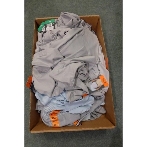 3264 - Box of men's polo shirts - various sizes and colours * This lot is subject to VAT