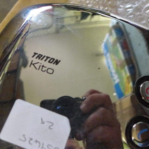 2080 - Triton Kito chrome finish electric shower unit