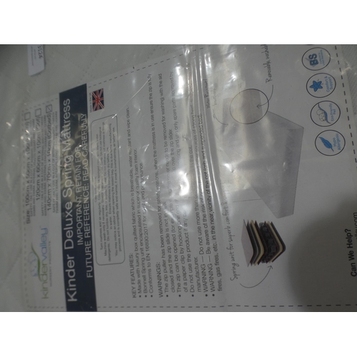 3124 - A deluxe spring cot mattress * this lot is subject to VAT