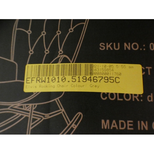 3132 - A velvet Epping armchair with wooden legs * this lot is subject to VAT