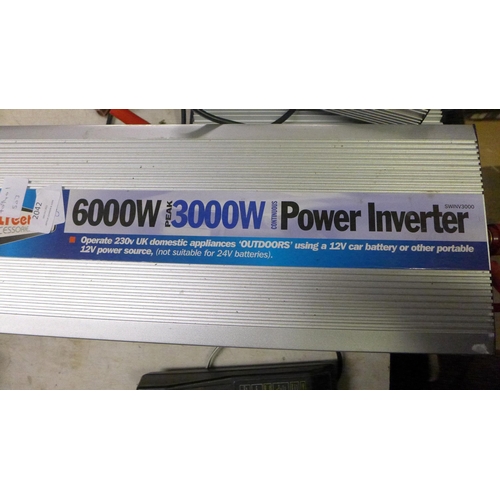 2042 - Tray of assorted power tools - electric plane and angle grinder both failed electrical safety test d... 