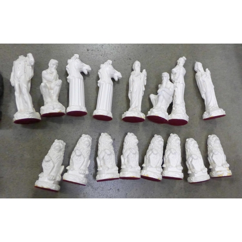 1138 - A set of chess pieces **PLEASE NOTE THIS LOT IS NOT ELIGIBLE FOR POSTING AND PACKING**