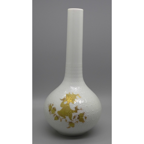 606 - A Rosenthal vase, 20.5cm