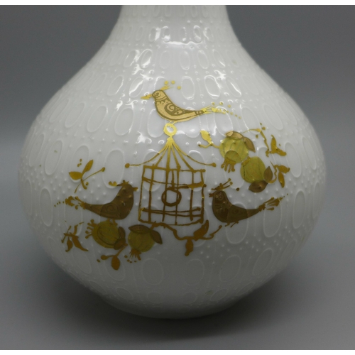 606 - A Rosenthal vase, 20.5cm