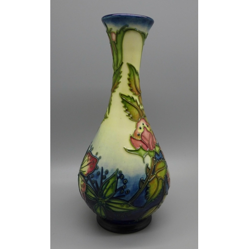 617 - A small Moorcroft vase, 16.5cm