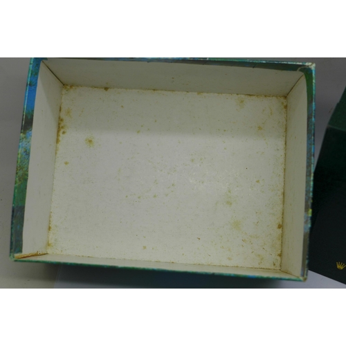 640 - A Rolex wristwatch box with outer box