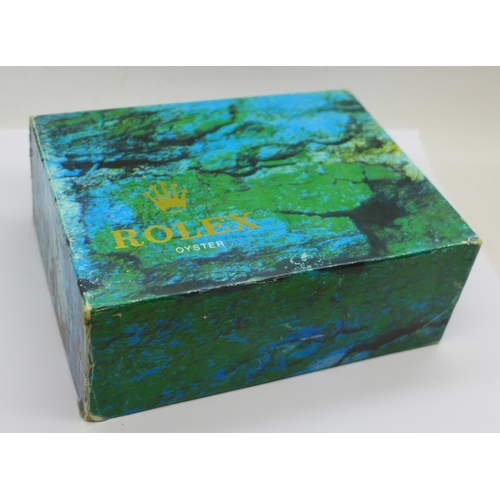 640 - A Rolex wristwatch box with outer box