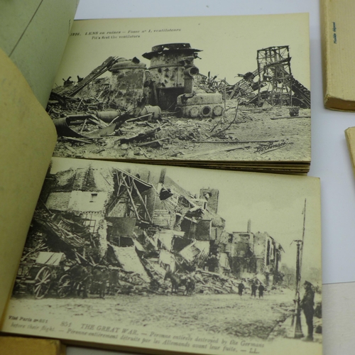656 - A collection of war related postcards and picture cards