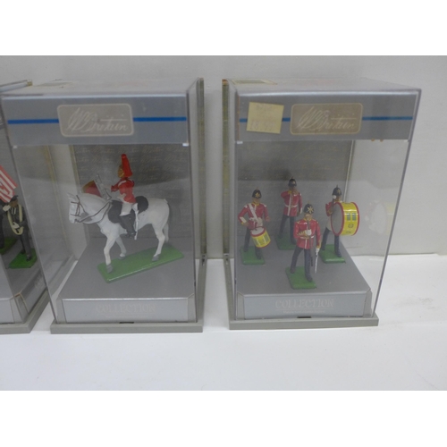 698 - Three Britains Toys regiment band figure sets, boxed