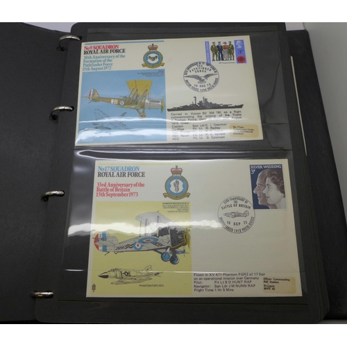 726A - An album of Royal Air Force stamps and covers, 58 in total