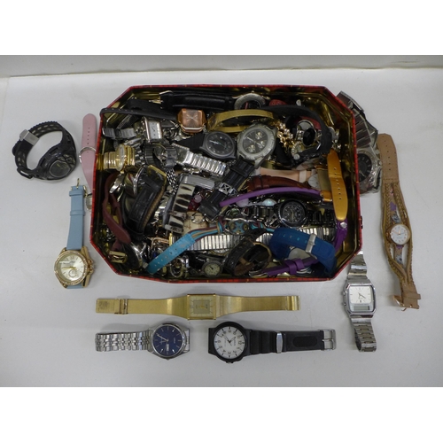 742 - Wristwatches including Seiko, Lorus, Adidas, etc.