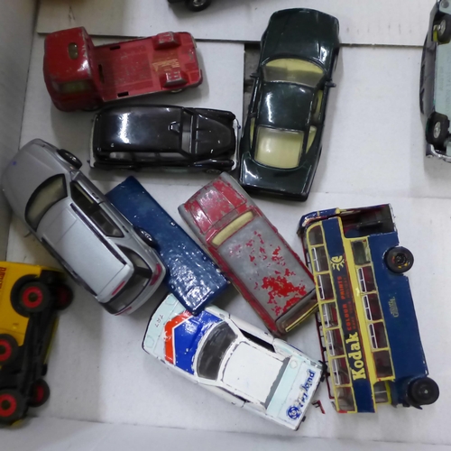 746 - Die-cast model vehicles including Corgi, Dinky, Lesney, etc., with Corgi 007 DB5 and Lotus