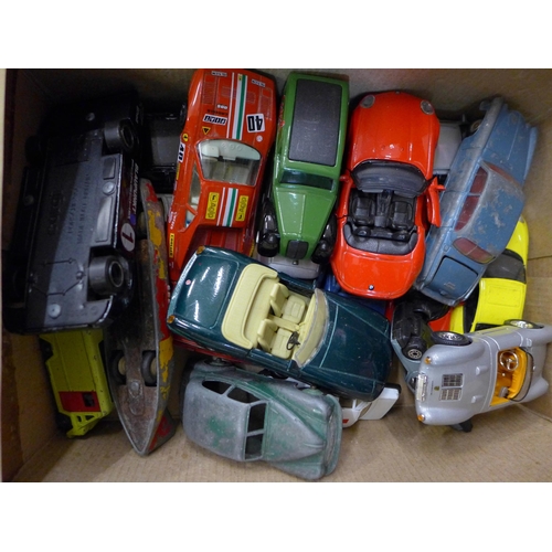 746 - Die-cast model vehicles including Corgi, Dinky, Lesney, etc., with Corgi 007 DB5 and Lotus