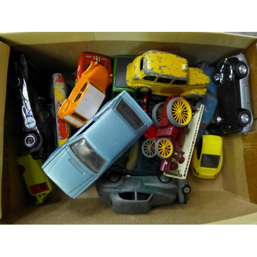 746 - Die-cast model vehicles including Corgi, Dinky, Lesney, etc., with Corgi 007 DB5 and Lotus