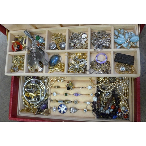 771 - Two boxes of costume jewellery