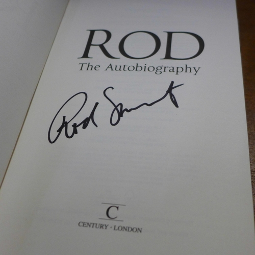 780 - Autographed books; Rod Stewart, Robbie Fowler and Kenny Dalglish