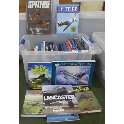 803 - Military aircraft related books including Spitfire