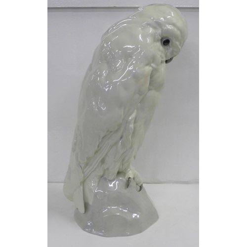 825 - A large Heubach model of an owl, 42cm