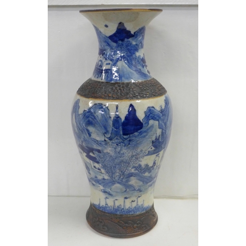 841 - A 19th Century Chinese vase, 40cm