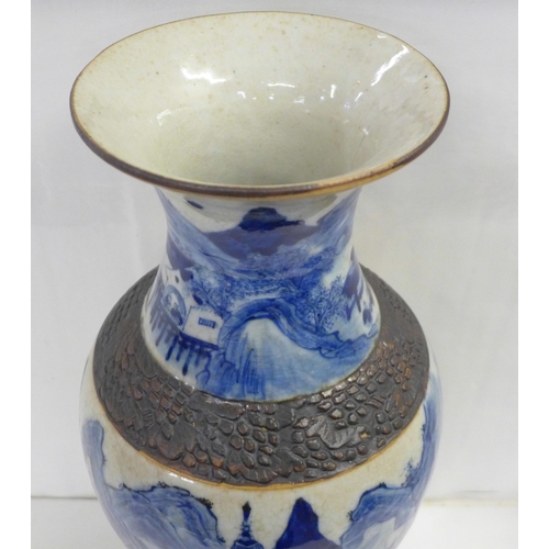 841 - A 19th Century Chinese vase, 40cm