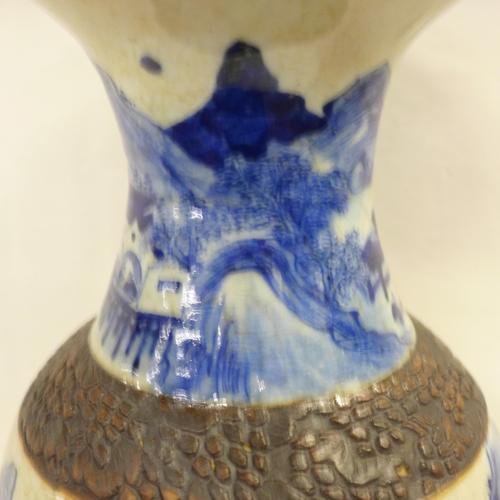 841 - A 19th Century Chinese vase, 40cm